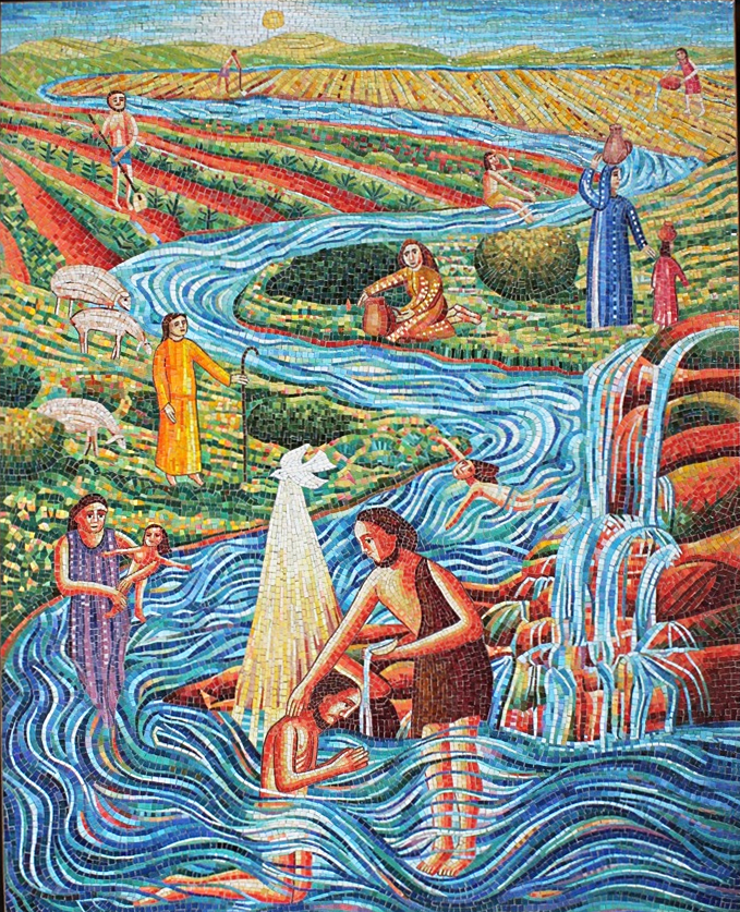 THE RIVER Mosaic